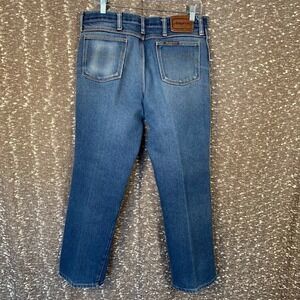 Vintage Sedgefield Denim Blue Jeans Straight Leg Western Men's 36x30 Made in USA